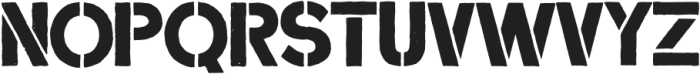Broken Silence Two otf (400) Font LOWERCASE