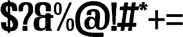 Broken Strings otf (400) Font OTHER CHARS