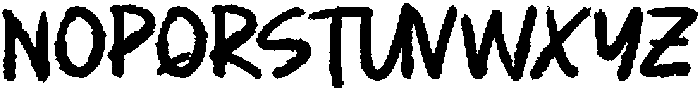 Broken System otf (400) Font LOWERCASE