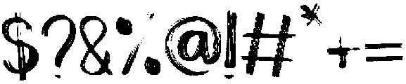 Broken ink otf (400) Font OTHER CHARS