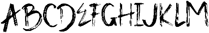 Broken ink otf (400) Font UPPERCASE