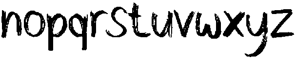 Broken ink otf (400) Font LOWERCASE