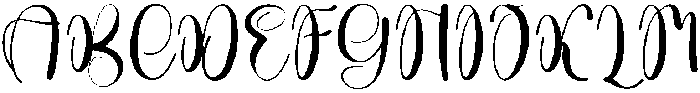 Brokenheart Regular otf (400) Font UPPERCASE