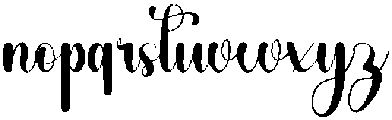 Brokenheart Regular otf (400) Font LOWERCASE