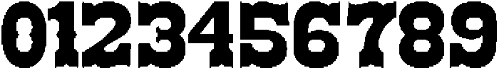 Brokense Cowboy otf (400) Font OTHER CHARS