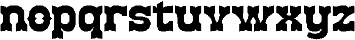 Brokense Cowboy otf (400) Font LOWERCASE