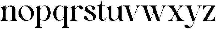 Brokes Regular otf (400) Font LOWERCASE