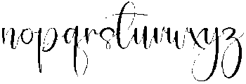 Brokline Danger Regular otf (400) Font LOWERCASE