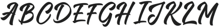 Broline Script Regular otf (400) Font UPPERCASE