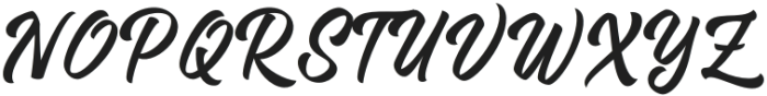 Broline Script Regular otf (400) Font UPPERCASE