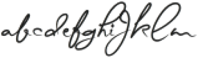 Bromeo Signature otf (400) Font LOWERCASE