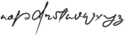 Bromeo Signature otf (400) Font LOWERCASE