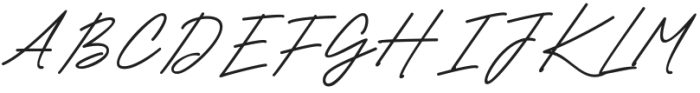 Bromest Signature Regular otf (400) Font UPPERCASE