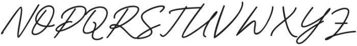 Bromest Signature Regular otf (400) Font UPPERCASE