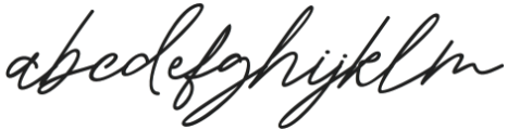 Bromest Signature Regular otf (400) Font LOWERCASE