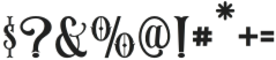 Brometalic Regular otf (400) Font OTHER CHARS