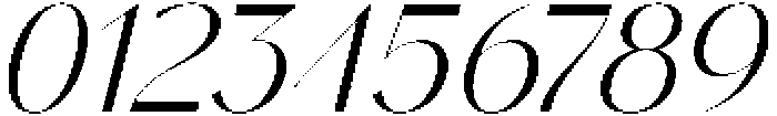 Bromlis Italic otf (400) Font OTHER CHARS