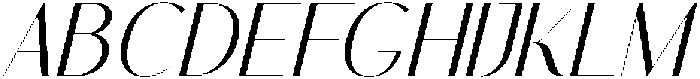 Bromlis Italic otf (400) Font UPPERCASE