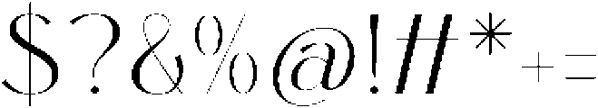 Bromlis otf (400) Font OTHER CHARS