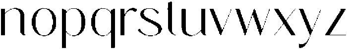 Bromlis otf (400) Font LOWERCASE