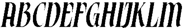 Bromora Regular otf (400) Font UPPERCASE