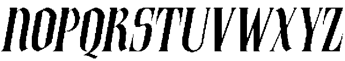 Bromora Regular otf (400) Font UPPERCASE