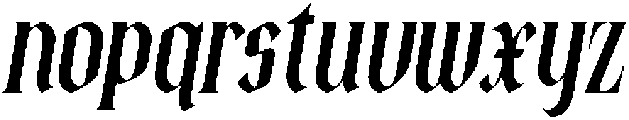 Bromora Regular otf (400) Font LOWERCASE