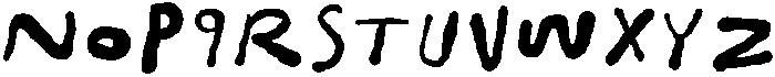 Bromos Regular otf (400) Font UPPERCASE