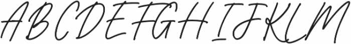 Bromrose Sands Signature otf (400) Font UPPERCASE