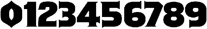 Bronco Blaze Regular otf (400) Font OTHER CHARS