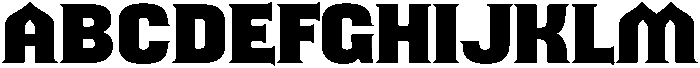 Bronco Blaze Regular otf (400) Font UPPERCASE