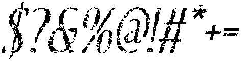 Brones Stamp Italic otf (400) Font OTHER CHARS