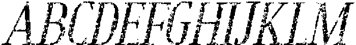 Brones Stamp Italic otf (400) Font UPPERCASE