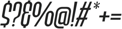 Bronex DemiBold Italic otf (600) Font OTHER CHARS