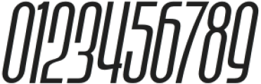 Bronex Medium Italic Expanded otf (500) Font OTHER CHARS
