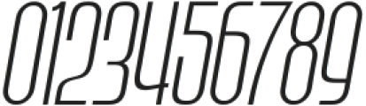 Bronex UltraLight Italic otf (300) Font OTHER CHARS