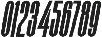 Bronkey Square Italic otf (400) Font OTHER CHARS