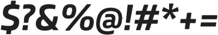 Bronkoh ExtraBold Italic otf (700) Font OTHER CHARS