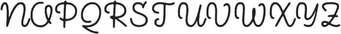 Bronn Rust Script Deco ttf (400) Font UPPERCASE