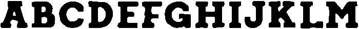 Bronze State Regular otf (400) Font UPPERCASE