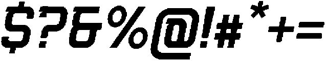 Bronzet Italic otf (400) Font OTHER CHARS
