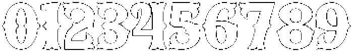 Brooden Outline otf (400) Font OTHER CHARS
