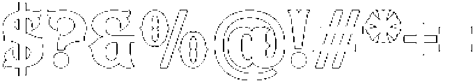 Brooden Outline otf (400) Font OTHER CHARS