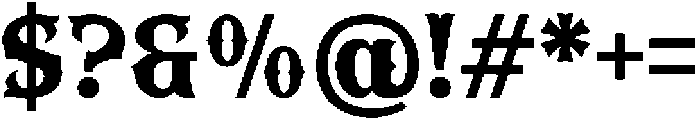 Brooden Regular otf (400) Font OTHER CHARS