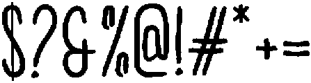 Brook Bold otf (700) Font OTHER CHARS