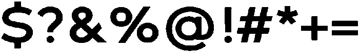 Brooklyn Bold otf (700) Font OTHER CHARS