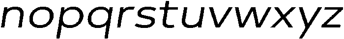 Brooklyn Italic otf (400) Font LOWERCASE