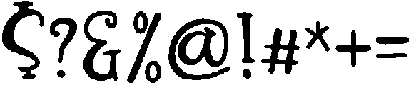 Brooklyn Regular otf (400) Font OTHER CHARS