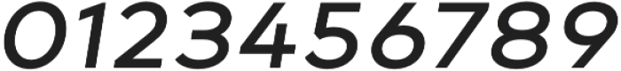Brooklyn SemiBold Italic otf (600) Font OTHER CHARS