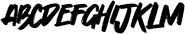 Broomsky otf (400) Font UPPERCASE